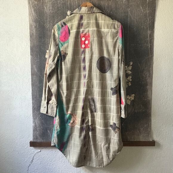 THEBE MAGUGU Sangoma Bone Printed Shirtdress Size Large - Picture 11 of 15